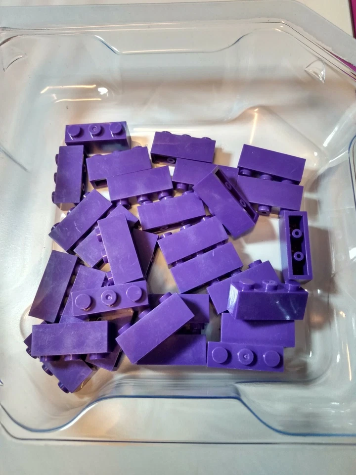 Nuevo ladrillo púrpura 1x3 — 30 piezas — #3622 — personalizado y compatible Foto 1 de 1