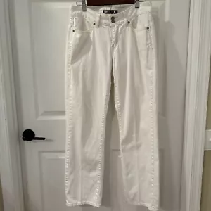 Womens Levi 529 Curvy Bootcut White Denim Jeans, Sz W32 L31 - Picture 1 of 8