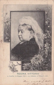 ROYALTY - Queen Victoria - Regina Vittoria 1902 - Picture 1 of 2