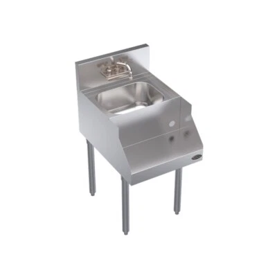 Estação de liquidificador Krowne KR24-18BD aço inoxidável Royal Series Underbar, 18" W... - Imagem 1 de 2