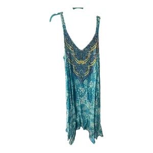 AVENUE Womens Plus Maxi Dress Sleeveless Sz 18/20 Multicolor Stretchy - Picture 1 of 4