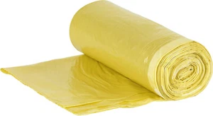 Müllsack 120 Liter Gelb Zugband Reißfest Abfallbeutel Abfallsack Müllsäcke 949 - Bild 1 von 3