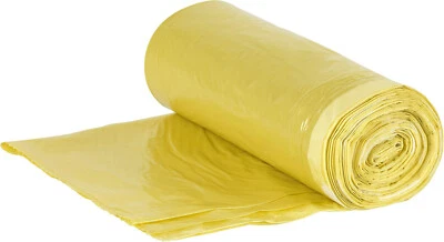 Müllsack 120 Liter Gelb Zugband Reißfest Abfallbeutel Abfallsack Müllsäcke 949 - Bild 1 von 3