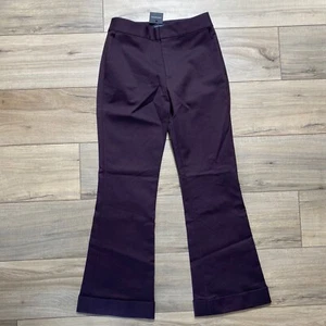 Club Monaco Damen Cropped Kick Flare Größe 0 Pflaume - Bild 1 von 13