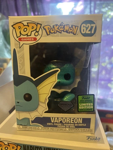 Funko POP! Pokemon Vaporeon Diamond Collection ECCC 2021 Shared Exclusive READ!! Cover