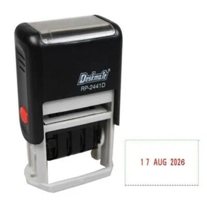Deskmate "Entered" Self-Ink Date Stamp RP2441-L5 Brand New AU Seller - Picture 1 of 2