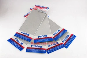 TAMIYA Coarse Fine Finishing Abrasives Sheet Combo Model P400 P1000 P1500 P2000 - Imagen 1 de 1