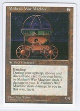 MAGIC the GATHERING---"Mishra's War machine"---5th EDITION (MTG-26-8)