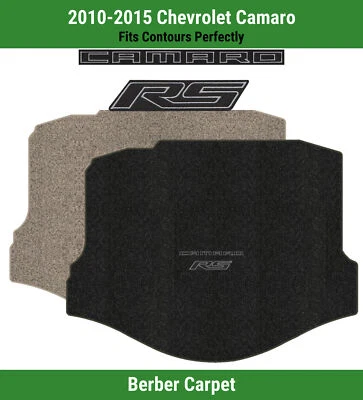 Lloyd Berber Trunk Carpet Mat for '10-15 Chevrolet Camaro w/Black Camaro RS Logo - Image 1 of 4