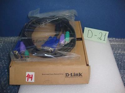D-Link DKVM-CB5 - keyboard / video / mouse /KVM/ cable - 15 ft - Image 1 of 4