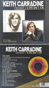 KEITH CARRADINE-I'M EASY/2 LPS ON 1 CD - Afbeelding 1 van 1