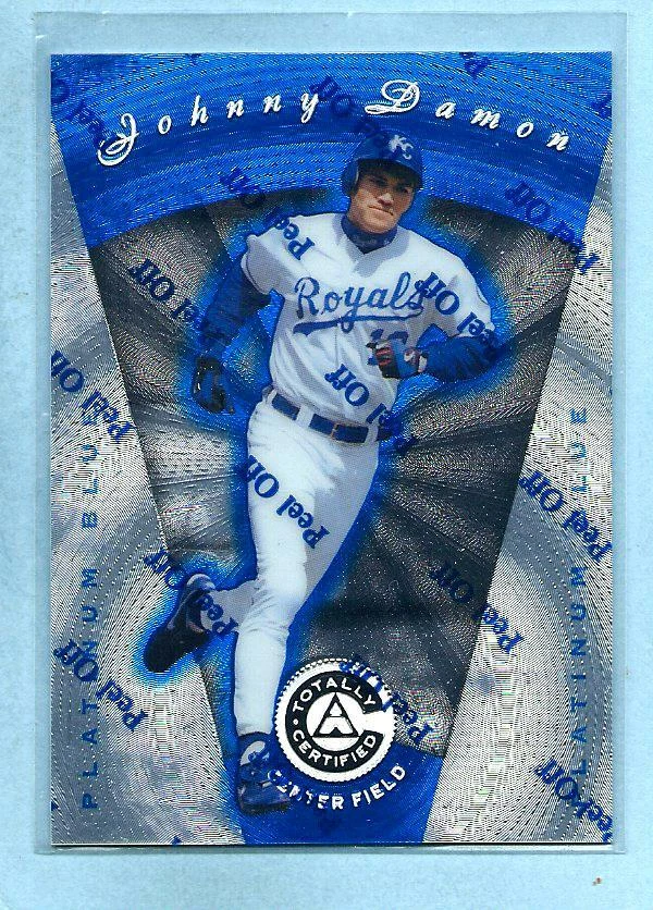 JOHNNY DAMON - 1997 Pinnacle Totally Certified Platinum Blue - #104 - #1951/1999 - Image 1 of 1