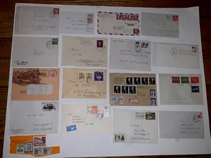 40 yr Collection 100+ East-West German Postage Covers Stamps Air Mail!!! - Picture 1 of 10