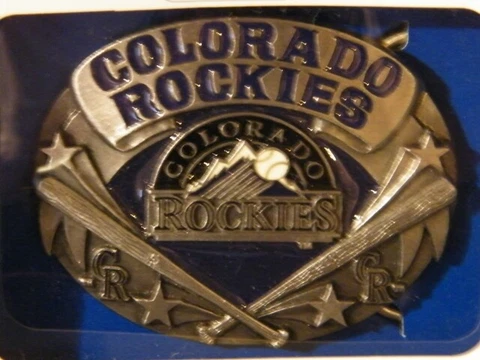 Siskiyou Limited Edition Colorado Rockies Belt Buckle New in Box Cover