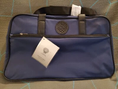 Новый VINCE CAMUTO унисекс искусственной кожи отделки Weekender DUFFLE спортзал дорожная сумка темно-синий  - Изображение 1 из 2