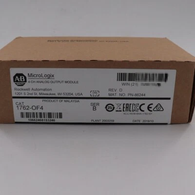 ALLEN-BRADLEY Allen Bradley MicroLogix 1762-OF4 /B Analog Output Module New Sealed