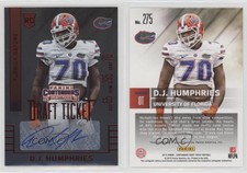 2015 Contenders Draft Picks College Ticket Red Foil DJ Humphries Rookie Auto RC