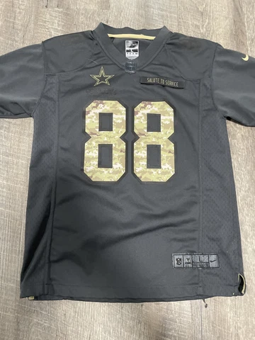 Dallas Cowboys #88 Dez Bryant NFL Nike 2018 Salute to Service Youth Jersey L Cover
