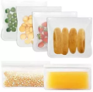 18 Pack Reusable Sandwich/Snack Bags Airtight Freezer Bags BPA Lunch Bag Storage - Picture 1 of 3