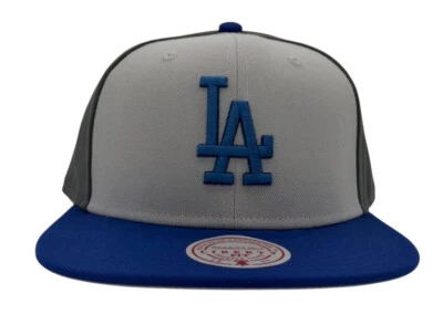 Mitchell & Ness MLB Los Angeles Dodgers Triple Play Liberty Fit Snapback Hat - Image 1 of 4