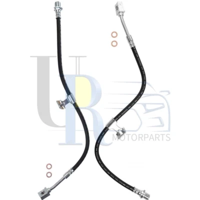 Manguera hidráulica delantera de freno Sunsong para Chevrolet C30 1979-1984 1985 1986 2 piezas Foto 1 de 4