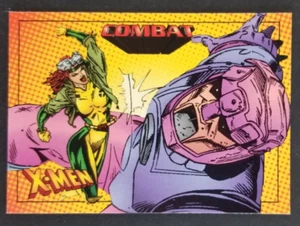 Rogue vs Sentinel 1997 Fleer Skybox X-Men Combat Card #40 (NM) - Picture 1 of 2