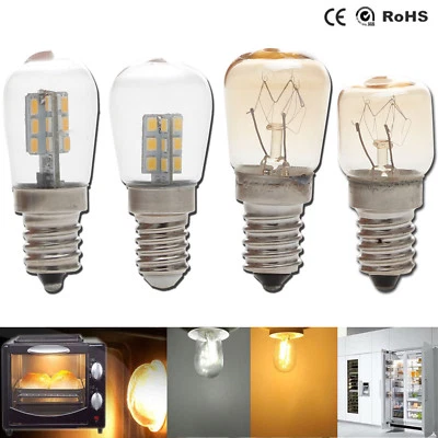 LED Oven Light Freezer Fridge Bulbs E12 E14 3W 4W 15W 25W High Temperature Lamp - Image 1 of 4