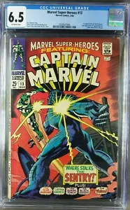 Marvel Super-Heroes #13 (1968) CGC 6.5 F+ OW 1st App Carol Danvers(2028527004)| - Picture 1 of 2