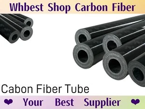 Twill Glossy 3K Carbon Fiber Tube OD12mm x ID6mm L500mm Roll Wrapped 3.0mm Wall - Picture 1 of 5