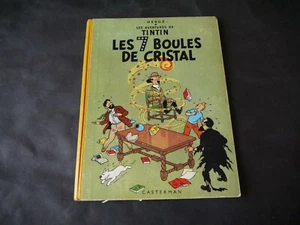 HERGE TINTIN LES 7 BOULES DE CRISTAL B 29 DE 1960 (2) - Picture 1 of 7