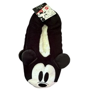 Disney Mickey Mouse Soft Sherpa House Slipper Size 4-10 - Picture 1 of 2