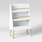 Modern Tall Three Shelf Bookshelf White - Pillowfort