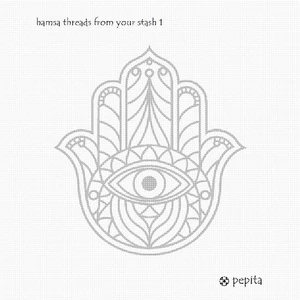 Hamsa Threads From Your Stash 1 Needlepoint Canvas - Picture 1 of 2