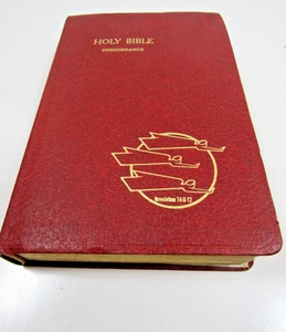 Holy Bible It Is Written Revelation Seminar 1974 Leather Cover #BS - Imagen 1 de 11