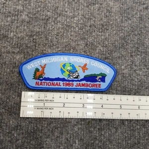 Toppa West Michigan Shores Council National 1989 Jamboree CSP - Foto 1 di 2