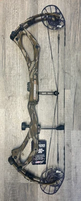 PSE Mach 33 DS FDS Right Hand 70LB Mossy Oak Bottomland Carbon Bow New - Image 1 of 2