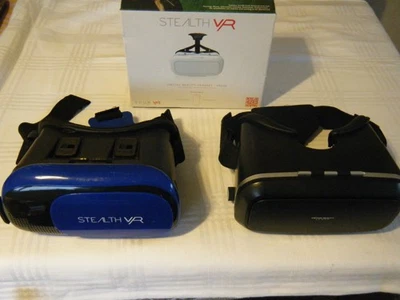 Stealth VR VR200 Headset, + VR50 Headset AND VR Reality Head set.  Total 3 - Image 1 of 4