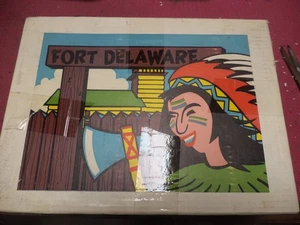 Seltenes Fort Delaware Holzspielzeug Schweden Gemla - Bild 1 von 4