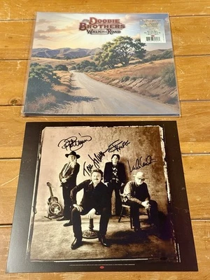 SIGNED Doobie Brothers - Walk This Road Vinyl LP W/ Autograph Lithograph NEW - Image 1 of 4