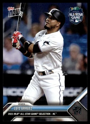 2023 Topps Now MLB All-Star Game Selections Luis Arraez Miami Marlins #ASG-LA - Image 1 of 2