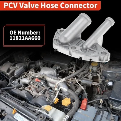 Aluminum PCV Valve Hose Connector for Subaru Forester Impreza Legacy #11821AA660 - Image 1 of 4