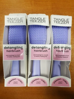 Paquete de 3: Cepillo desenredante Tangle Teezer para todo tipo de cabello lavanda (0187) 10C Foto 1 de 4