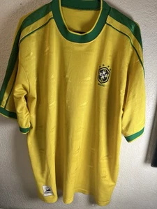 Maglia maglia calcio calcio Francia Brasile vintage Mondiali 1998 LEGGI BENE - Foto 1 di 17