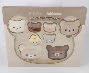 Millefee Rilakkuma Collaboration Make-up Puff Komplettbox mit Smartphone-Griff - Bild 1 von 4