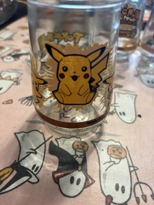 Vintage Welch's 1999 Nintendo Pokemon Pikachu #25 Glas Jelly Jar - Bild 1 von 3