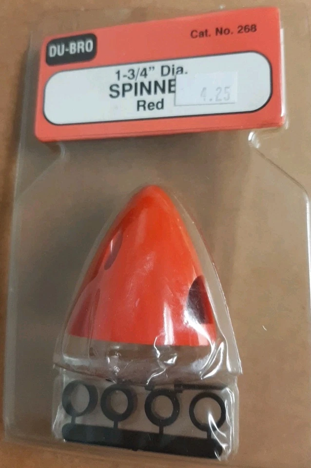 DU-BRO No. 268 Spinner 1-3/4" Diameter, Red, NOS - Image 1 of 1