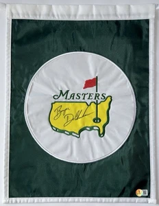 Bryson DeChambeau signed Masters Flag Augusta National golf beckett coa - Picture 1 of 12