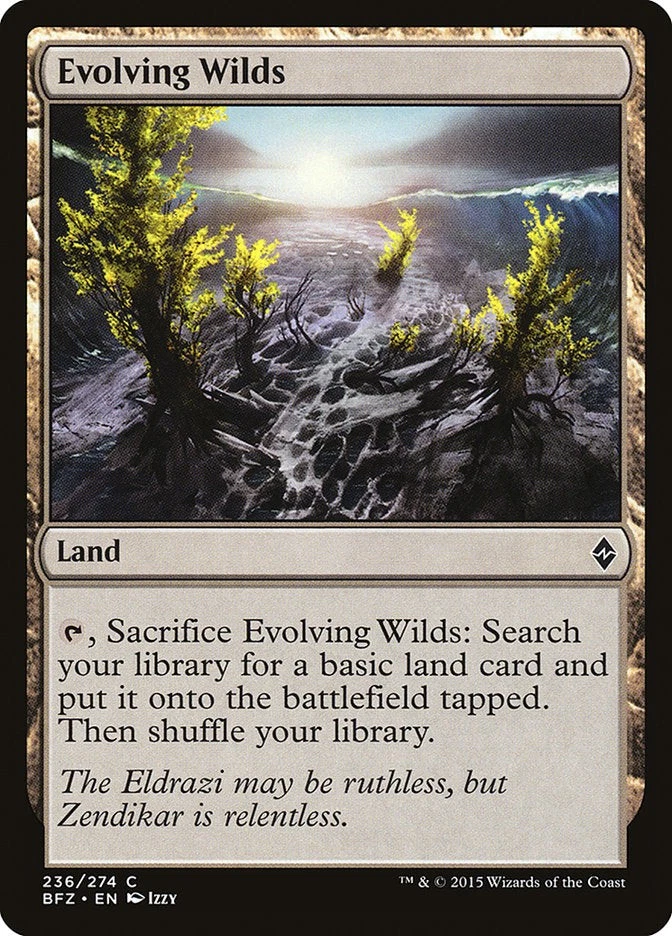 Evolving Wilds [Battle for Zendikar] (BFZ 236) Near Mint - Image 1 of 1