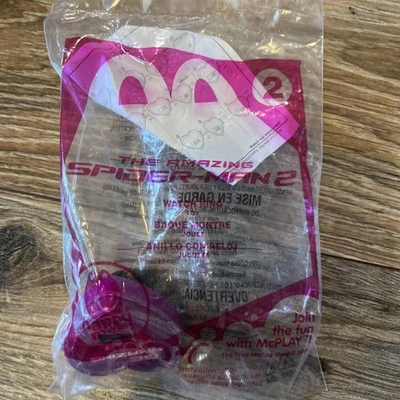 2014 AMAZING SPIDER-MAN 2 MCONDALDS HAPPY MEAL TOY Note Card Set #2 Ring - Image 1 of 4