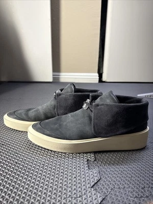 Botas Chukka bajas de gamuza Fear Of God azul marino hechas en Italia talla 11 Foto 1 de 4